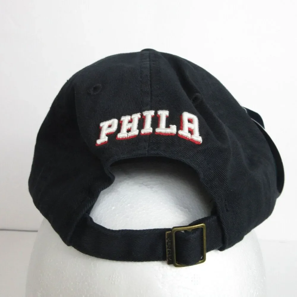 Philadelphia 76ers‎ Cap Hat Youth Size Adjustable Black 76 Embroidered Zephyr